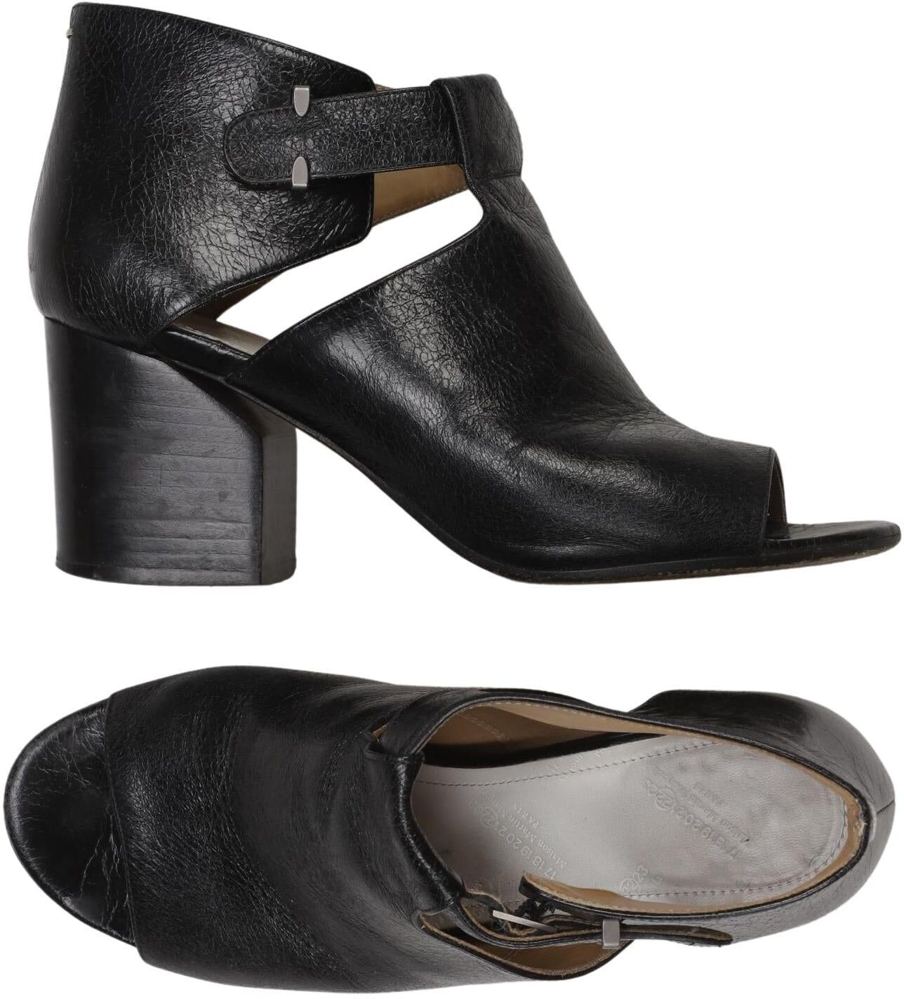 Maison Margiela Damen Stiefelette, Schwarz, Gr. EU 36, kein / Etikett - Second Hand