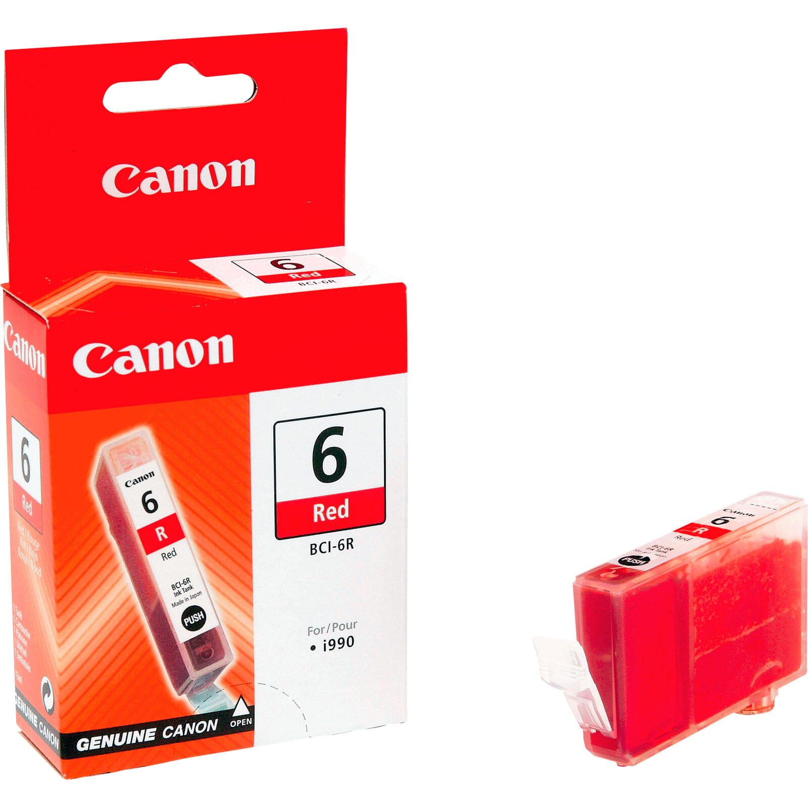 Canon Original BCI-6R Druckerpatrone - rot 390 Seiten 8891A002
