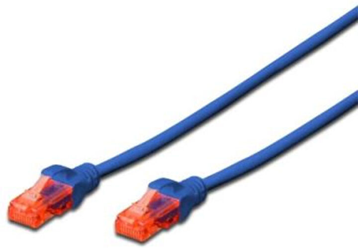 CABO REDE EWENT CAT6 1.0MT AZUL