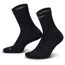 NIKE Fast Lightweight Mirco Crew Laufsocken 010 - black/pure platinum/smoke grey 38-42