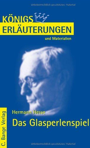 Hermann Hesse - Königs Erläuterungen und Materialien, Bd.316, Das Glasperlenspiel - Preis vom 13.10.2026 19:28:25 h