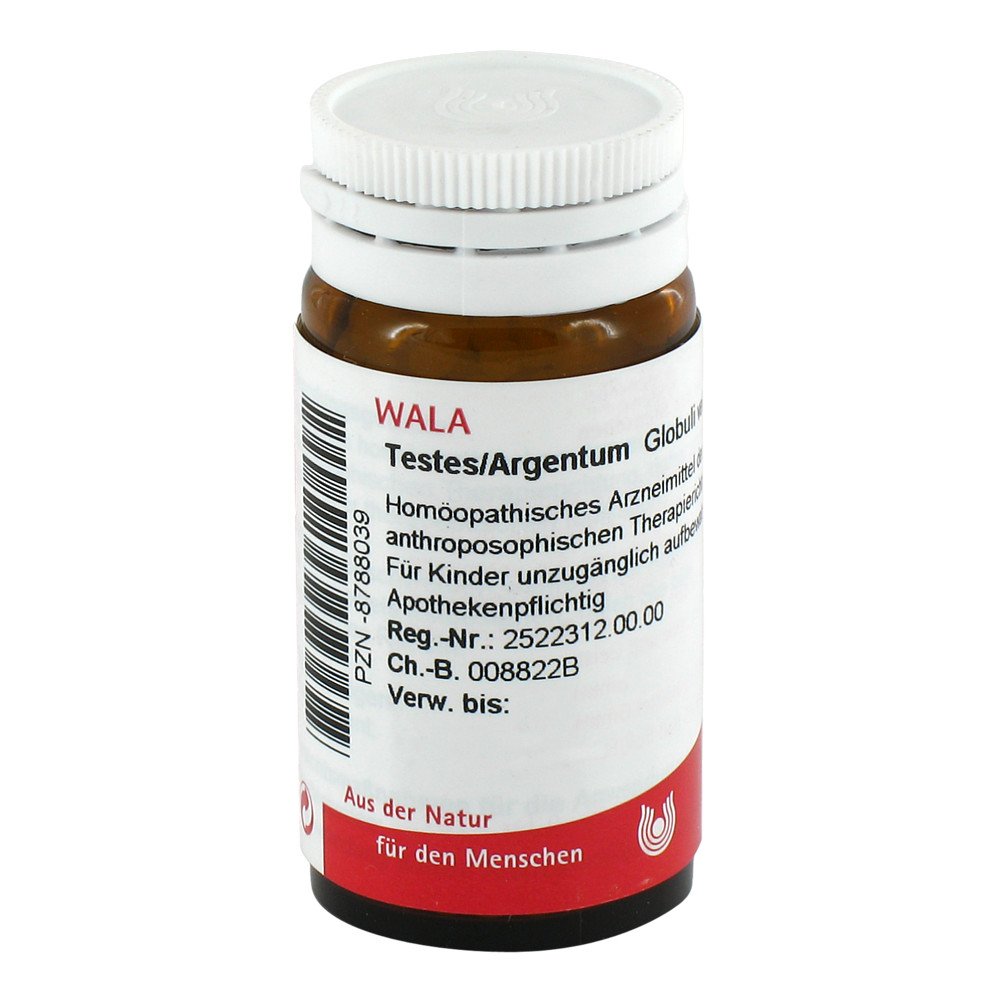 WALA Heilmittel GmbH Testes/ Argentum Globuli 08788039