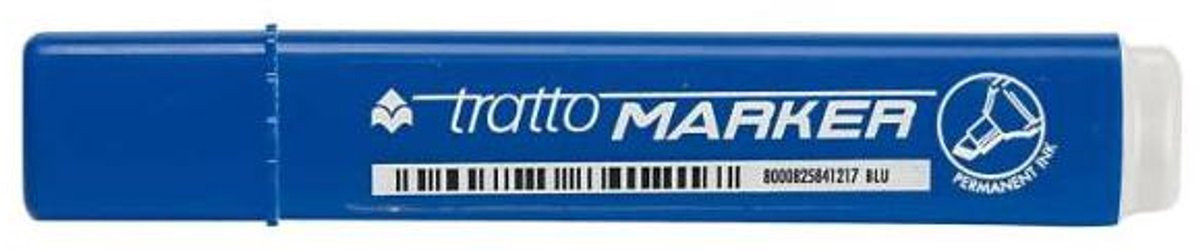 Tratto Marker permanente marker kogelpunt blauw 12 stuks