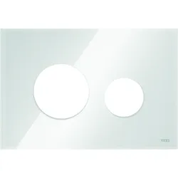 TECEloop Blende für WC-Betätigungsplatte 9240671 Glas weiß