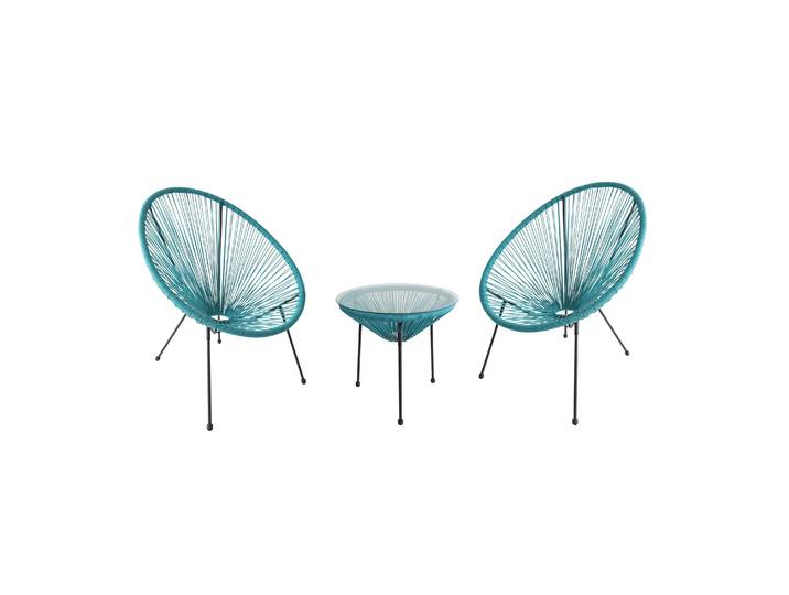 Gartenmöbel Set ACAPULCO türkis