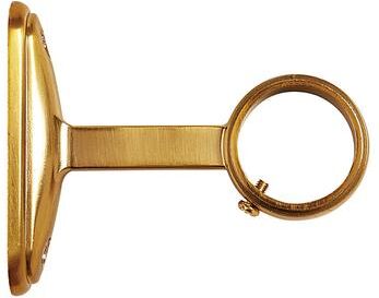 "Set of 2 Closed End Bracket - Brass, 1.25"" - Ballard Designs"