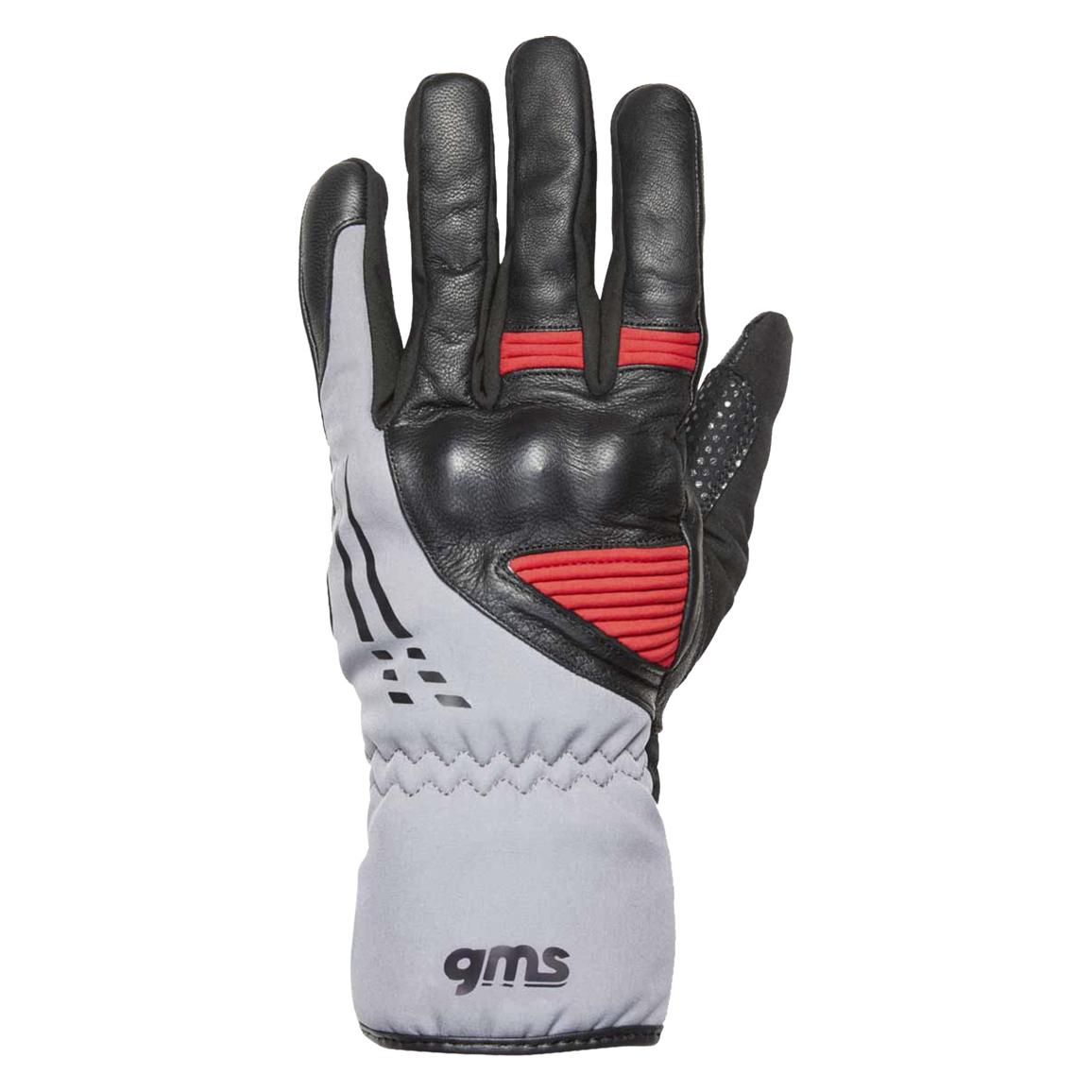 GMS Handschuhe Stockholm WP (Herren, XS) (Glove #1 black-grey-red XS)