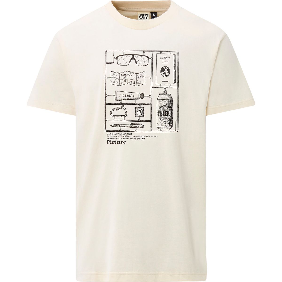 Picture D&S Ridingkit Tee white (A) S MTS1362ANatural WhiteS
