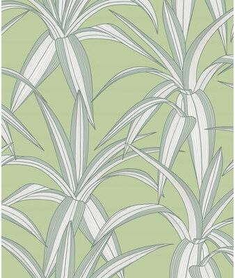 NextWall Tossed Cradle Plant Peel and Stick Wallpaper