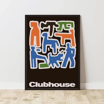 Inspire Select Classic Retro Abstract Canvas Wall Art Minimalist Vertical Abstract Poster Print Unframed xd036 18 a4 8.3 11.8 In Unframed