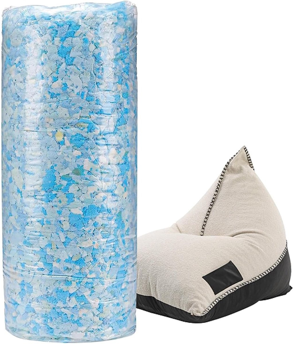 Wit Memory Foam Vulling voor Kussens en Meubels met Verstelbare Stevigheid - 2,3 kg