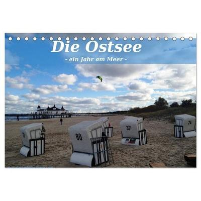 Die Ostsee - Ein Jahr am Meer (Tischkalender 2026 DIN A5 quer), CALVENDO Monatskalender