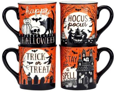 Certified International Hocus Pocus 16 oz. Mugs, Set of 4