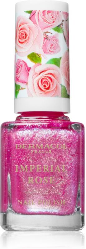 Dermacol Imperial Rose nail polish glittering shade 03 11 ml