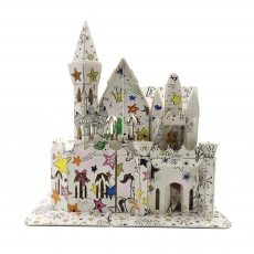 Eureka 3D Puzzle Schlösser mit Buch und Buntstiften - 62 Teile 292195