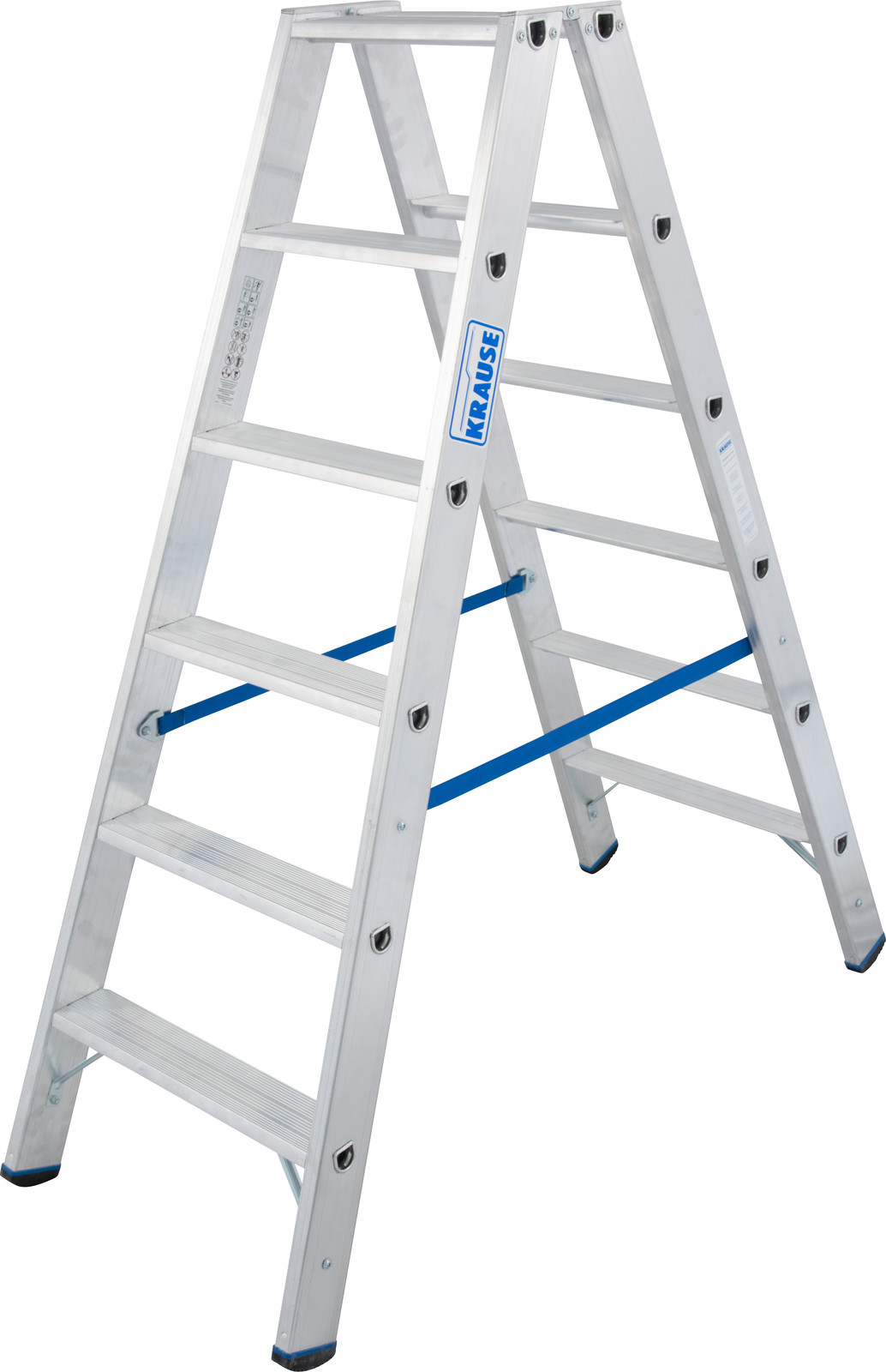 Krause STABILO Tweekoppige ladder met 2x6 treden, model 124746