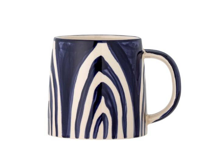 Bloomingville Shama mokken blauw set van 6 stuks - 82060440