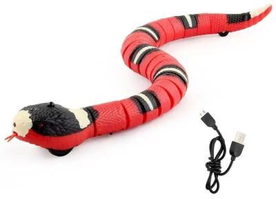 Uplift Treasures Smart Sensing Snake Cat Toy a