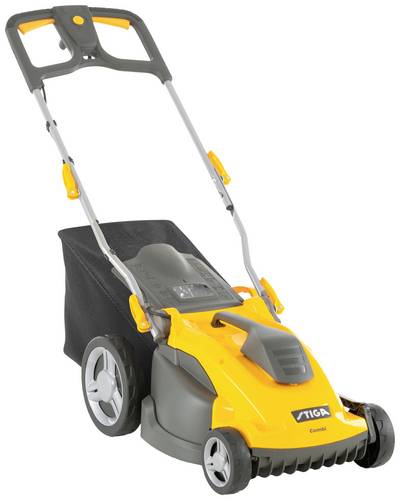 STIGA COMBI 340c Elektro Rasenmäher 1600W Schnittbreite (max.) 38cm Geeignet für Rasenflächen bis 600m²