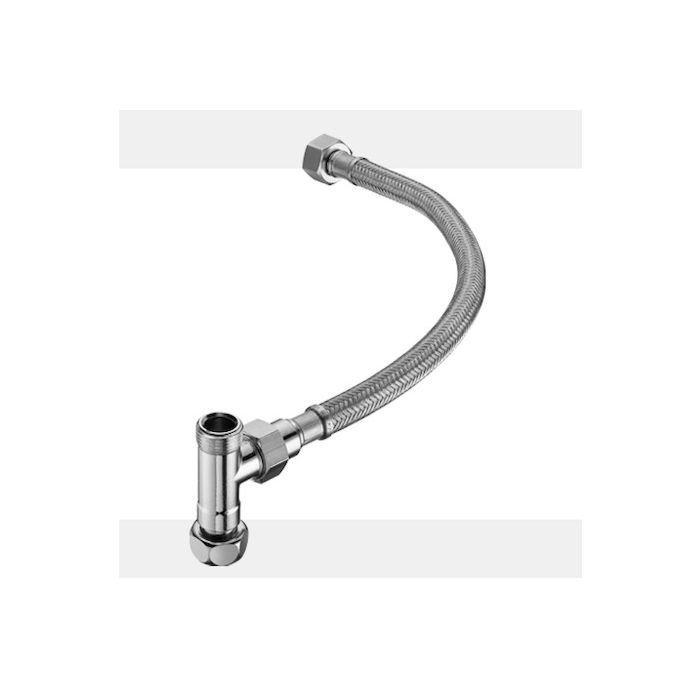 Schell Anschlussset 041160699 für Eckventil-Thermostat, flexibel, verchromt