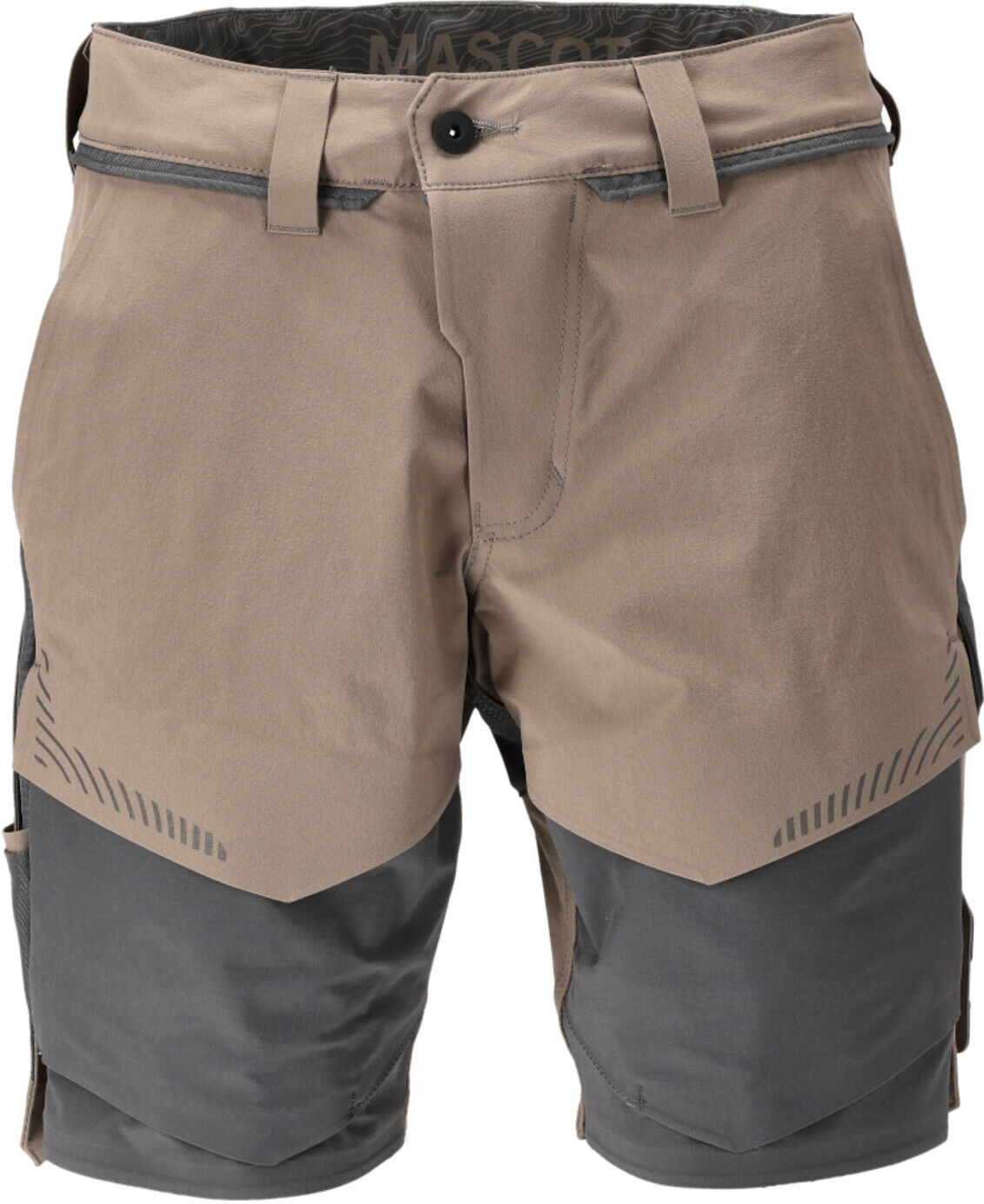 Mascot Shorts 24C47 Stretch geringes Gewicht dunkles sandbeige/anthrazitgrau (22149-605-5689-24C47)