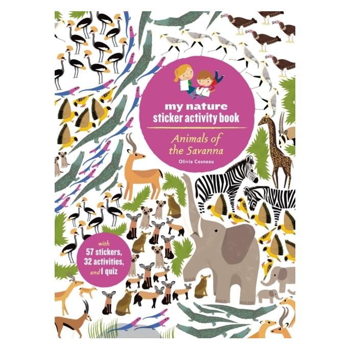 Abrams & Chronicle Animals of the Savanna: My Nature Sticker Activity Book (57 Sticker) (46464357)