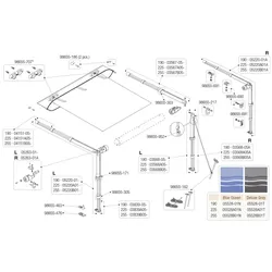 Fiamma Spannarm 190 für Caravanstore 05 Fiamma Artikelnummer 03567-05-