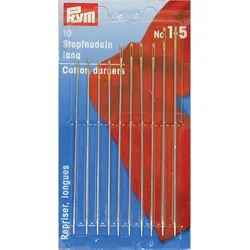 Prym Stopfnadeln, Stärke: 0,8–1,0 mm, Länge: 65–76 mm, Inhalt: 10 Stück