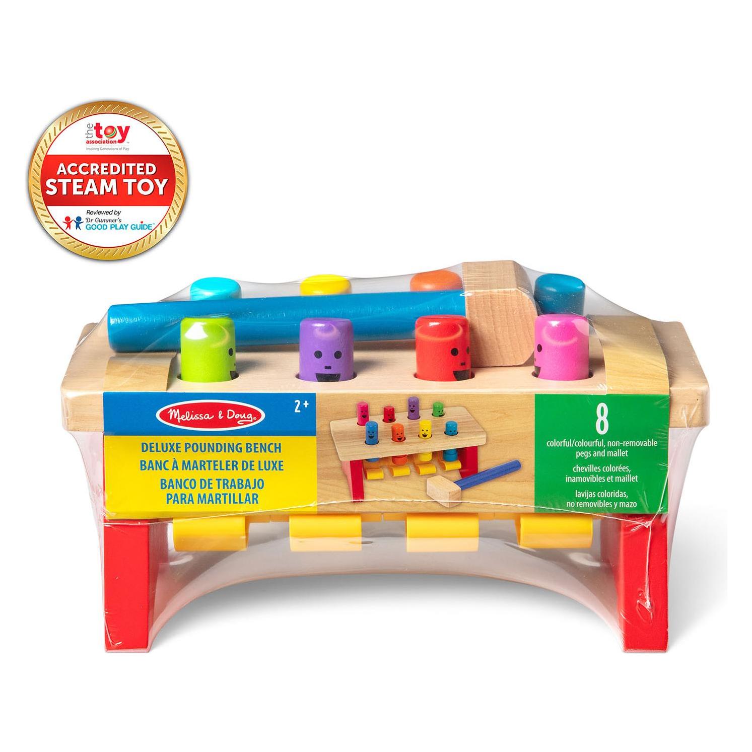 Melissa & Doug MND Wooden Dlx Pounding Bench (6075143)