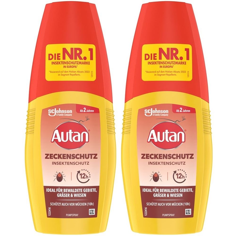 Autan Zeckenschutz Pumpspray 2x 2x100 ml Spray