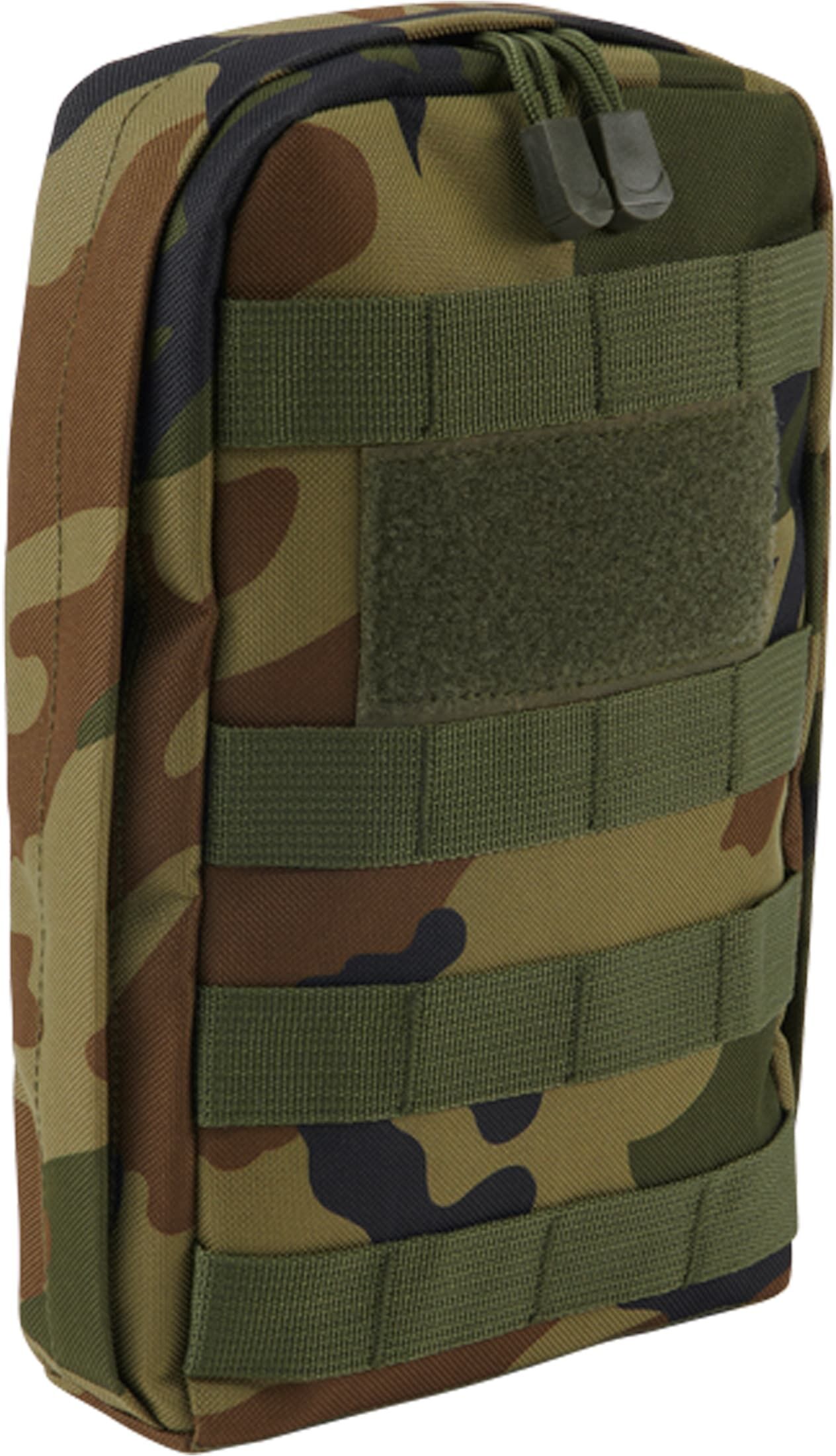 Gürteltasche BRANDIT "Brandit Accessoires Snake Molle Pouch", Gr. onesize, grün (olive camouflage), Polyester, mehrfarbig, Taschen Gürteltasche