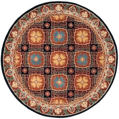SAFAVIEH Handmade Heritage Tatiana Traditional Oriental Wool Rug