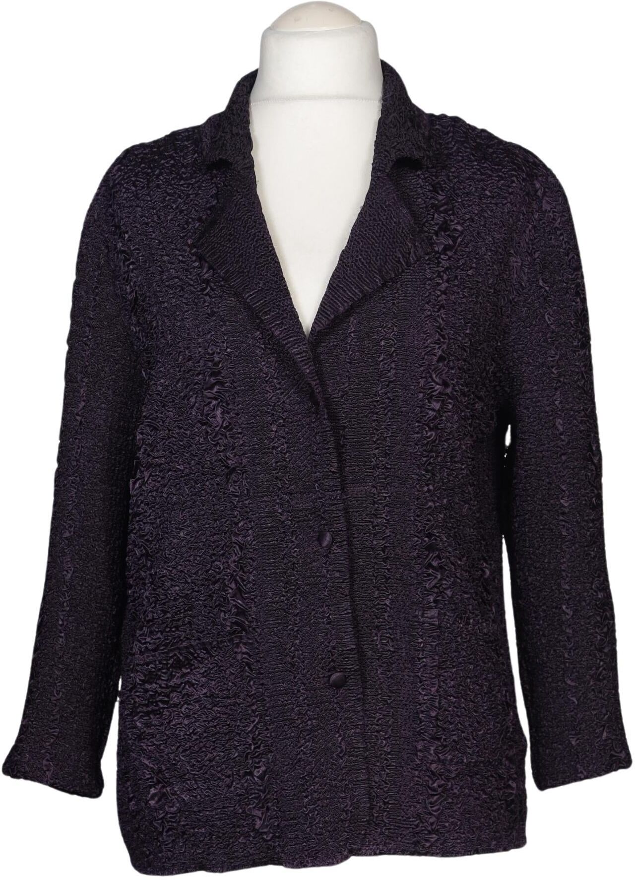 Kriss Trading Sweden Damen Bluse, Lila, Gr. L, Synthetik - Second Hand