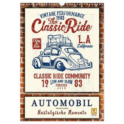 Automobil - nostalgische Momente (Wandkalender 2027 DIN A3 hoch), CALVENDO Monatskalender
