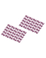 DIGITUS Farbclips für Patchkabel Magenta RJ45 Stecker Farbe 100 Stk. Farbig (A-CC-MG)