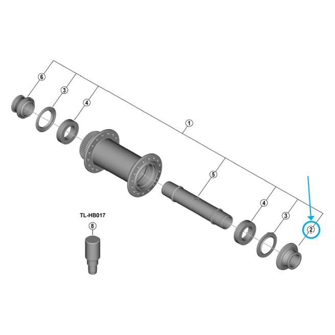 Shimano Endkappe HB-M9210 (61003547)
