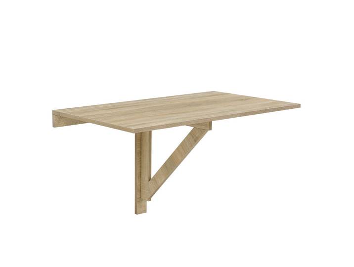 [en.casa] Wandklapptisch, Sonoma Eiche, 100x58x60 cm, Esszimmer, Esstische