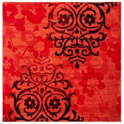 SAFAVIEH Adirondack Roxy Damask Floral Distressed Rug