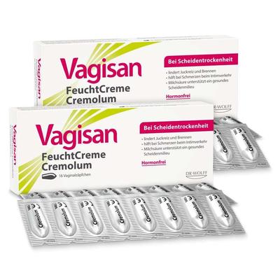 Vagisan FeuchtCreme Cremolum Doppelpack 2x16 St Vaginalsuppositorien