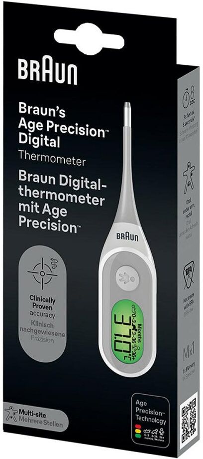 Braun Digital Thermometer Prt 2000 Ageprecision 1stk