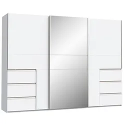 FORTE Schwebetürenschrank Winn2 270 x 200 cm Dekor Weiß