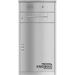 Paketkasten KNOBOX 12 mit Briefkasten & Sprech-Klingelsystem
