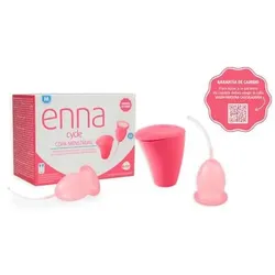 Enna Cycle Menstruationstasse Größe M 2 Tassen Sterilisator