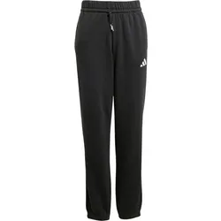 ADIDAS Kinder Hose Slogan Fleece, Größe 176 in Schwarz Schwarz