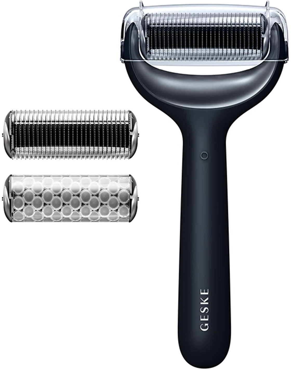 GESKE SmartAppGuided MicroNeedle Face & Body Roller 8in1 Black