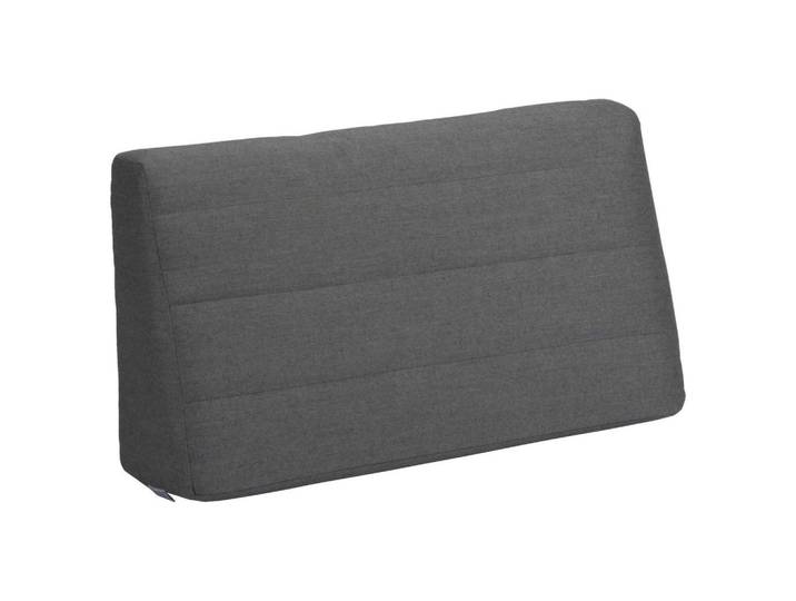 Stern Rückenkissen Holly, Grau, Uni, Füllung: Schaumstoff, 75x40x10-20 cm, Heimtextilien, Wohntextilien, Kissen, Rückenkissen