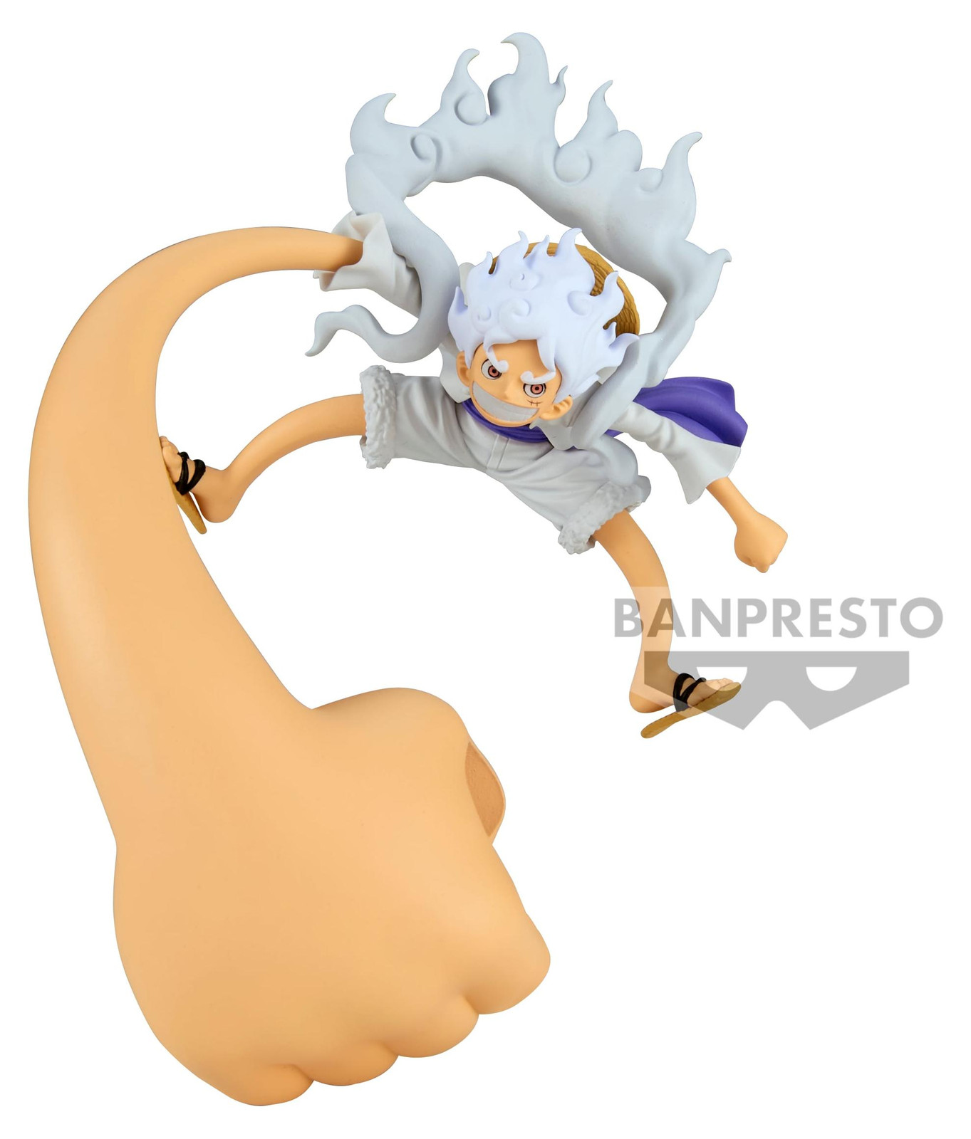 Banpresto One Piece Gear 5 Monkey D. Luffy figuur, 12 cm
