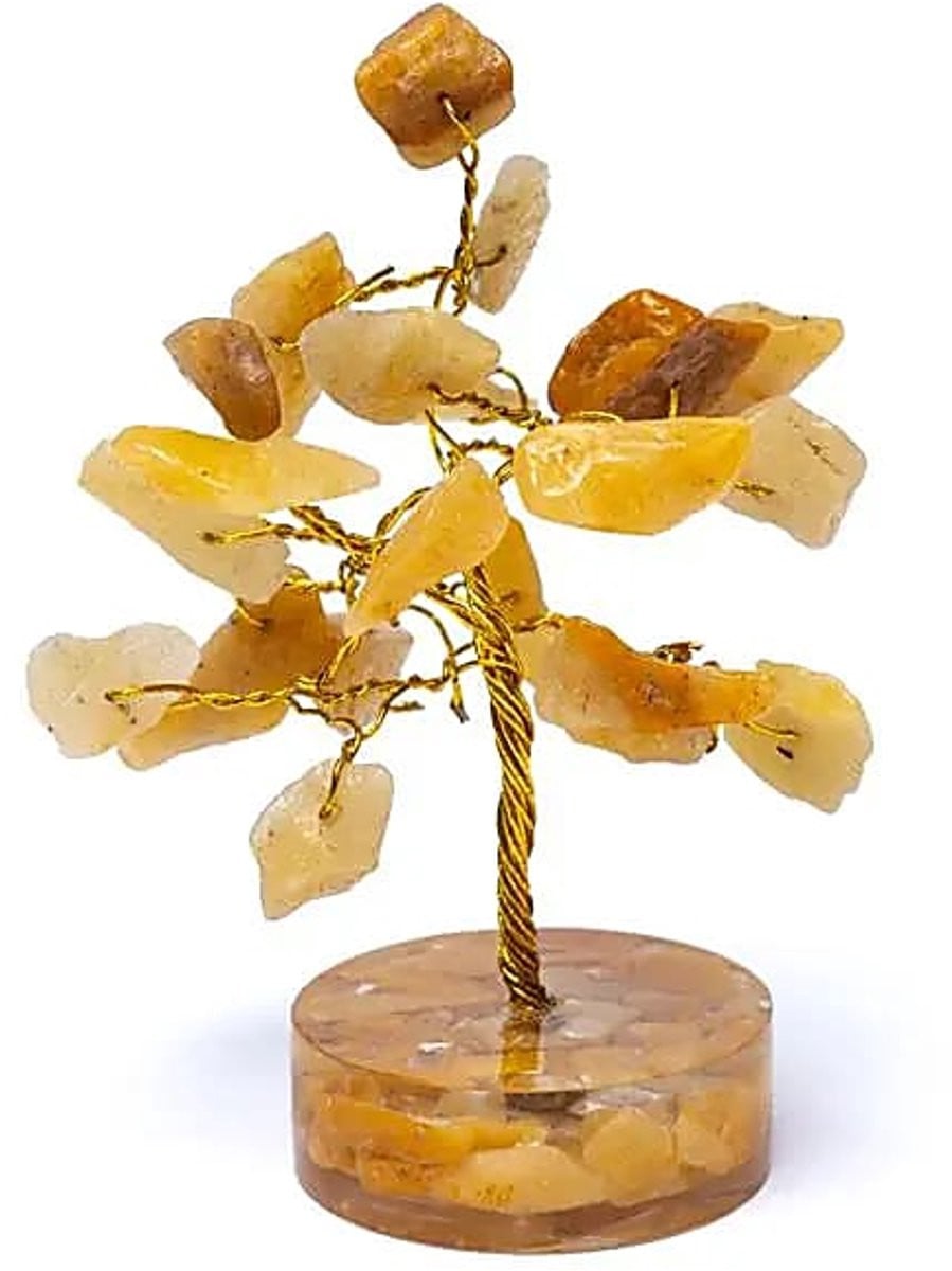 Edelsteenboom Golden Healer Limoniet Kwarts - 8 cm