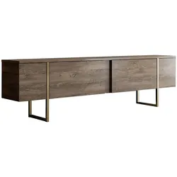 TV-MÖBEL mit 2 Klapptüren Luxe 180/30/50 cm