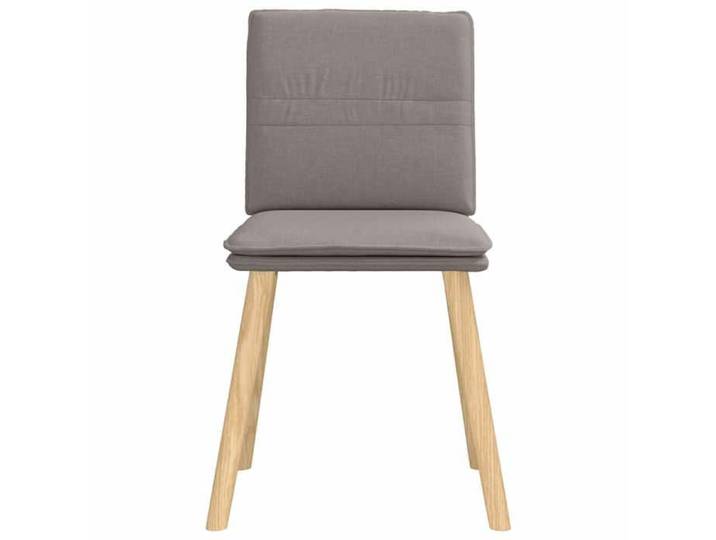 Chaises de cuisine(6 pcs) - Taupe - Chaises à manger - 6 places - taupe tissu 45x54x86 cm F4040